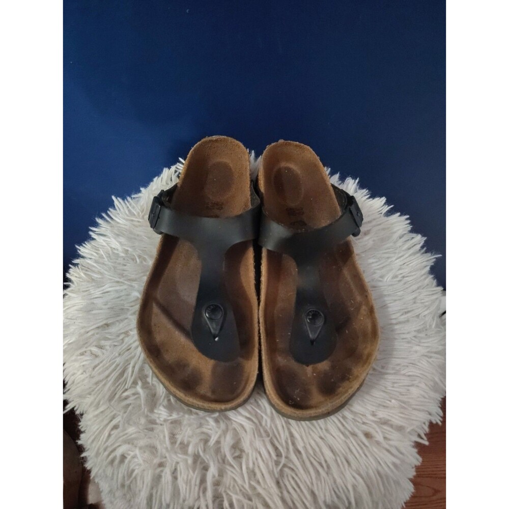Birkenstock Gizeh Sandals Women’s Size 8 Eu 39 Black